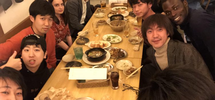 和田さん，Paulineさん歓迎会