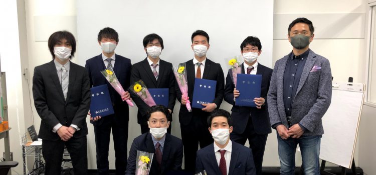 2020年度卒業式@研究室