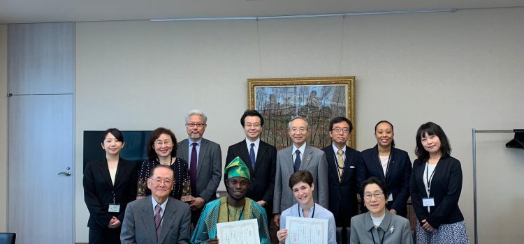 First Prize at Japanese Essay Contest